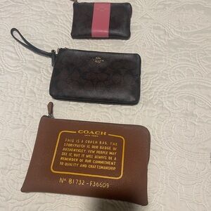 Coach wristlets priced individually